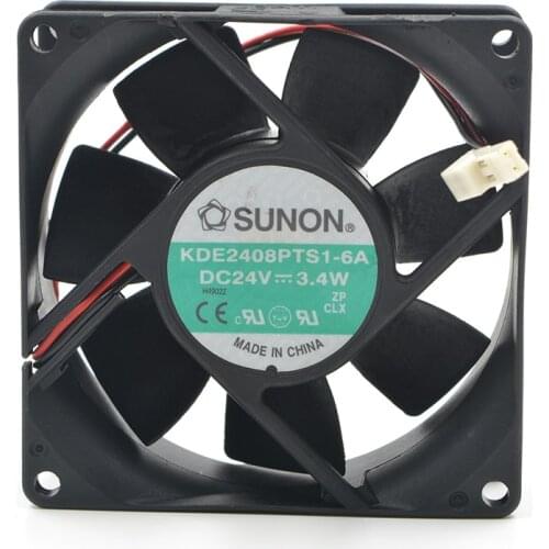 New original 8025 KDE2408PTS1-6A 8CM 24V 3.4W inverter cooling fan