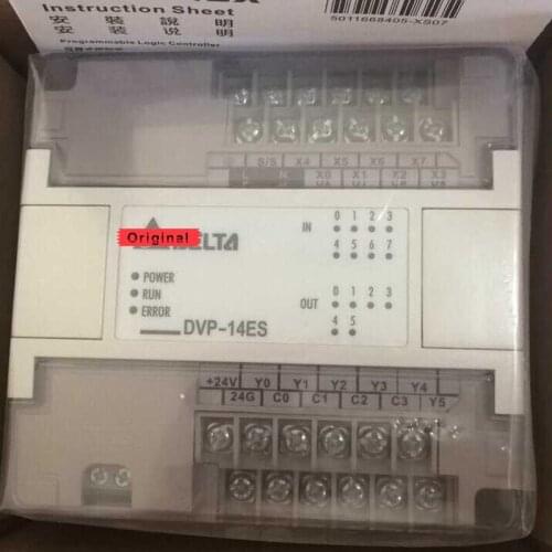 New Original DVP14ES00T2 PLC 100-240VAC 8DI 6DO Transistor Standard