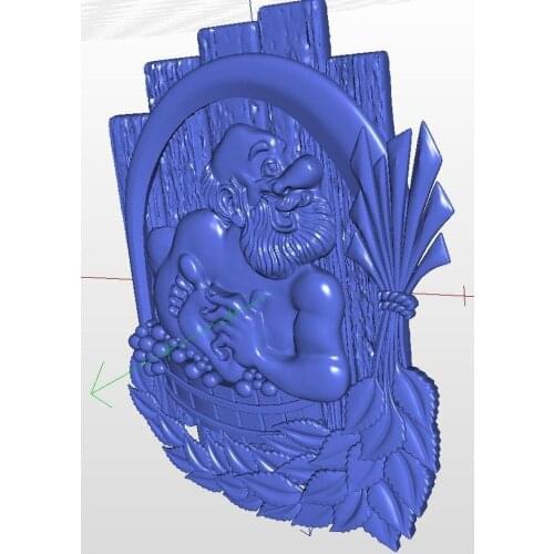 Panno_sauna for cnc in STL file format 3d relief