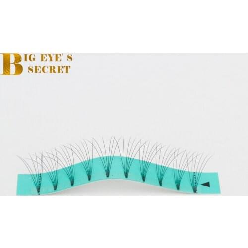 Big eyes secret 6D lashes Short Stem Premade Fans professional Volume Lashes Extension Professional Cils Volume Eyelashes