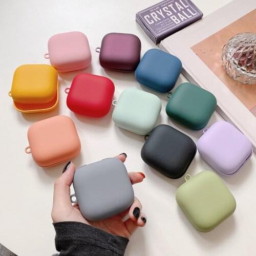 Luxury Candy Plastic Case for OPPO ENCO W51 Case Solid Color Matte Earphone Protect Cover for OPPO Enco W51 Hearphone Case