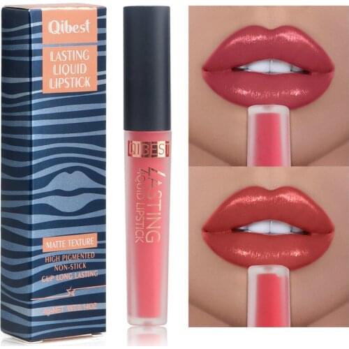 Sexy Natural Liquid Lip Gloss Long Lasting Moisturizing Matte Lip Gloss Waterproof Lip Gloss Cosmetics Icing 15 Colors TSLM1