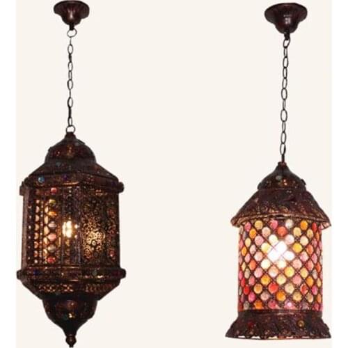 Oriental Mystery Bohemia Crystal Pendant Lamp Romantic Cafe Light Bar / Bedroom Decoration Lamp Free Shipping MING