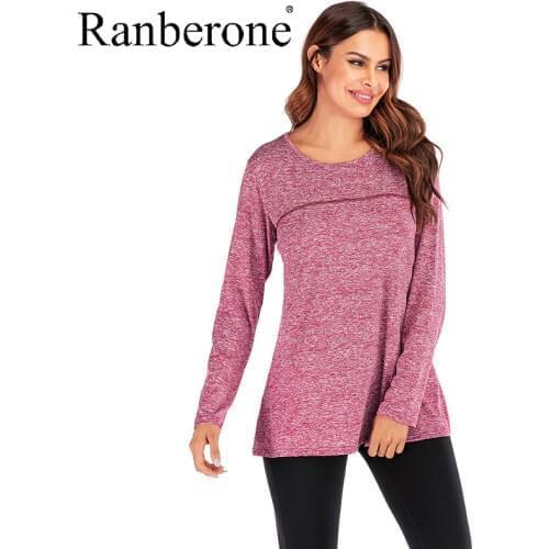 2020 Women Yoga Shirts Back Cross Top Female Sports Loose Workout T-shirt Long Sleeve Gym Sports Breathable Running Tank Top