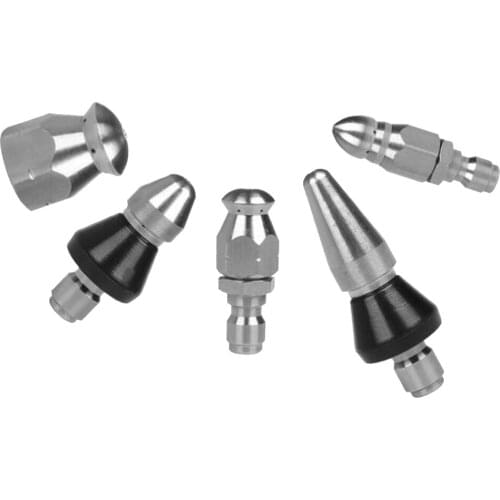 1PC 1/4QUICK PLUG PRESSURE WASHER DRAIN SEWER CLEANING PIPE JETTER ROTARY NOZZLE