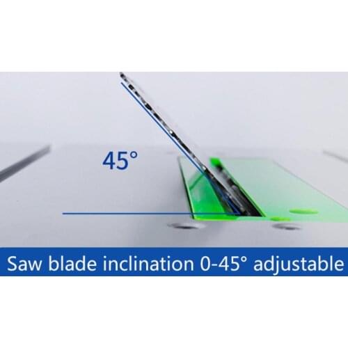 10 inch woodworking sliding table saw multifunctional electric circular saw cutting machine precision panel miter saw workbench