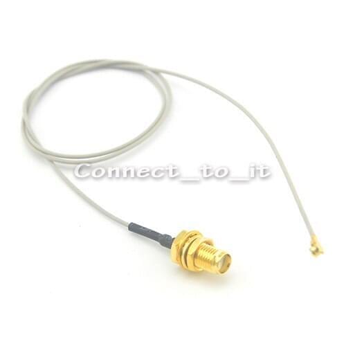 10 pcs/lot Extension Power Cord U.FL/ IPX to SMA Female Adapter Cable 1.13 45cm bulkhead