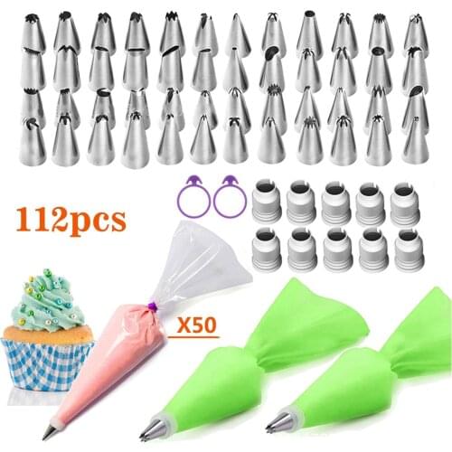 112-piece Cake Dessert Decorating Mouth Home Western Kitchen Baking Utensils Cookie Dessert Making