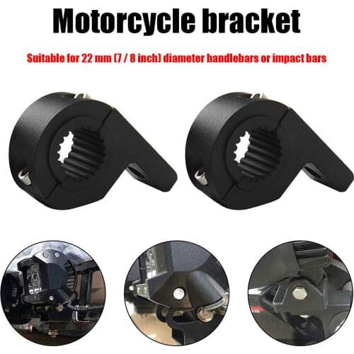 30mm Motorcycle Headlight Brackets Modified CNC Tube Clamps Mount Kit for Motorbike Spotlight Fog Lights Holder Accessories