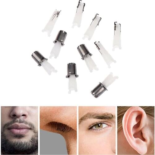 5Pcs Nose Hair Cutter Nose Trimmer Replacement Head 3-in-1 Razor Hair removal replacement head
