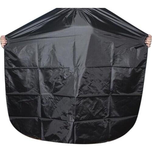 70% Hot Sale Hair Cutting Cape Pro Salon Hairdressing Hairdresser Gown Barbers Solid Black