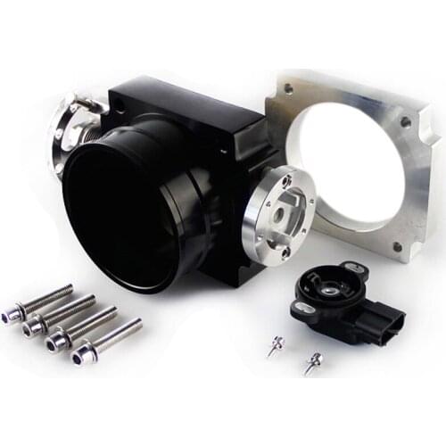 90Mm Reverse Throttle Body with TPS Sensor for Toyota Supra 1JZ Black