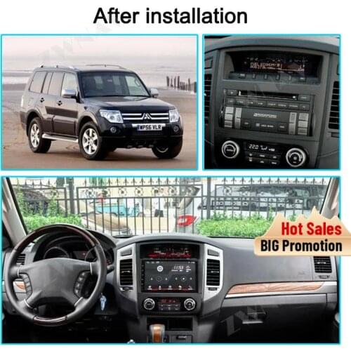 PX5 Android 9.0 car dvd gps multimedia player For Mitsubishi Pajero 2006-2014 car dvd navigation radio video audio player 2 din