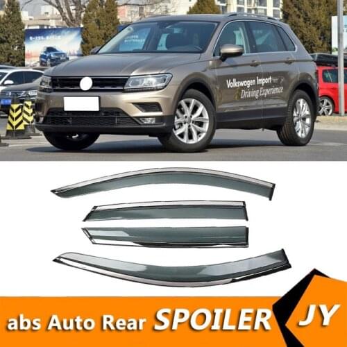 For Volkswagen Tiguan 2017-2019 Window Visor Vent Shades Sun Rain Deflector Guard For Tiguan Auto Accessories 4PCS/SET