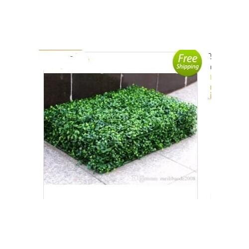 Artificial Grass plastic boxwood mat topiary tree Milan Grass for garden,home ,wedding decoration Artificial Plants MYY
