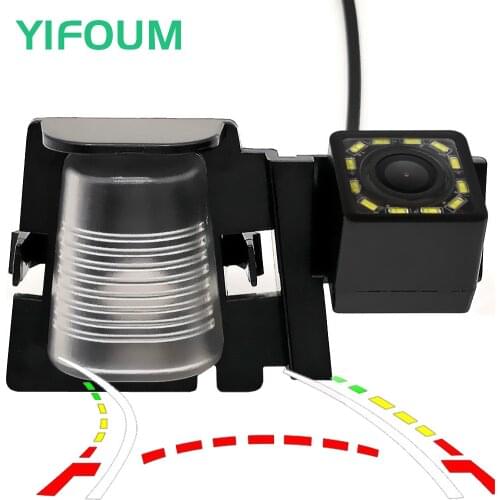 YIFOUM HD Dynamic Trajectory Tracks Car Rear View Backup Parking Camera For Jeep Wrangler JK 2006 2007-2014 2015 2016 2017 2018