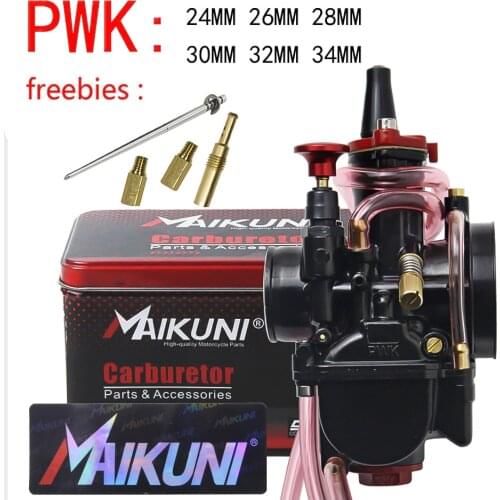 High Quality 21 24 26 28 30 32 34mm MAIKUNI PWK carburetor for 2T 4T engine motorcycle scooter UTV ATV universal