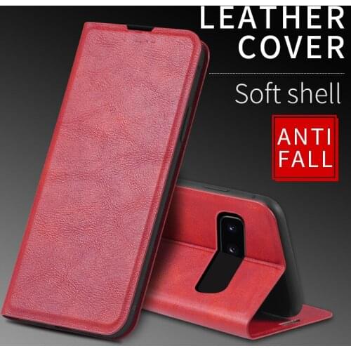 100pcs Magnetic Closure Flip Leather Case For Samsung Note 20 Ultra/S20/Note 8/Note 9/S8/S9 Plus/Note 10/S10/S7 leather case