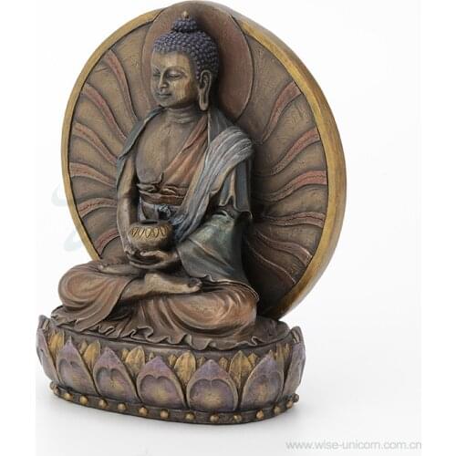 Creative Buddha statue amitabha hands bowl birthday gift home decoration factory direct sale special benefit