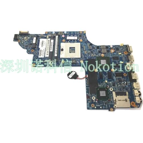 NOKOTION 682168-001 682170-001 682171-001 Laptop motherboard for HP PAVILION DV6-7000 HM77 GeForce GT630M HD4000 DDR3 Mainboard