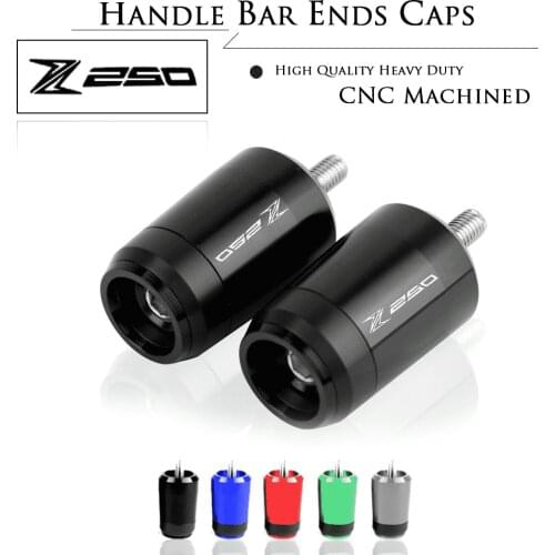 Motorcycle Accessories 7/8'' 22MM Handlebar Grips Handle Bar Cap End Plugs KAWASAKI Z250 Z250SL Z300 NINJA 250 300