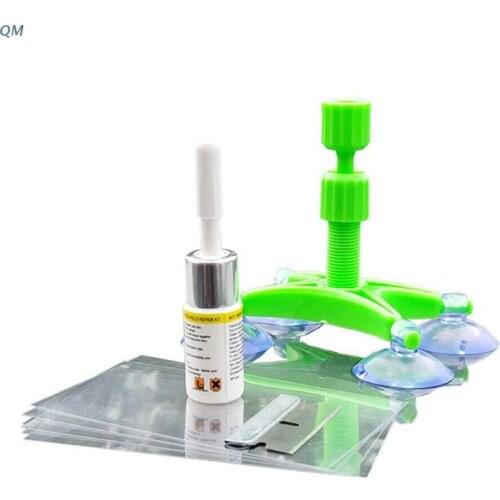 Windshield Car Window Glass Crack Repair Glue Kit Quick Fix DIY Car Windscreen Recovery DIY Tool Bullseye Rock Chip Crack 13MF