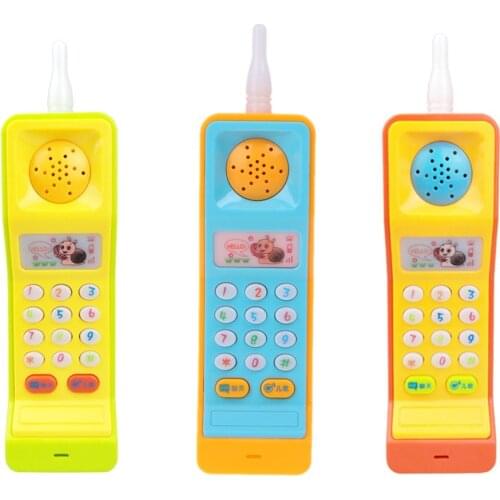 Title: Lovely Kids Baby Music Songs Sound Toys Cartoon Buttons Handphone Educational Intelligence Developmental Toy
