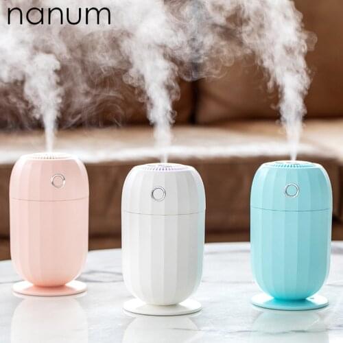 New Q1 Humidifier Mini Ultrasonic Humidifiers Led Night Light Aroma Essential Oil Diffuser USB Fogger Car Air freshener