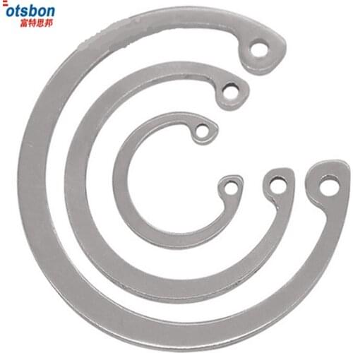 OD8-50 Retaining Ring Bores Mosqueton Circlip Washer Spacer Holes Rings Shafts-Normal Inter-Exter Lock Snap Shaft Collar DIN472