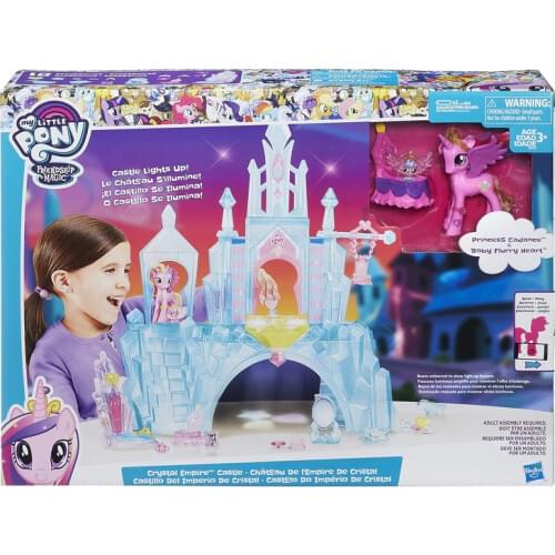 Original My Little Pony Doll House Toys For Girl Gift Zabawki Dla Dzieci Fashion DIY Dollhouse Casa My little Pony House Toy