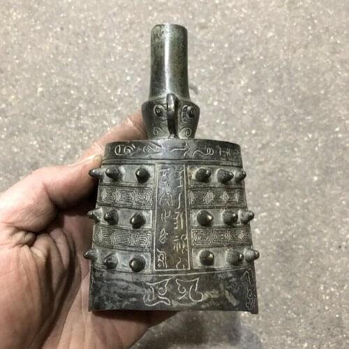 Pure copper chimes pendants, retro musical instruments bronze bells, Home feng shui decoration craft gifts