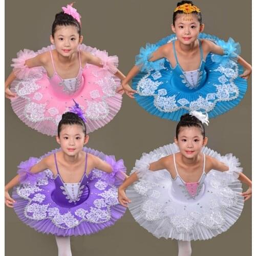 Professional Ballet Costumes for Kids Tutu Ballet Leotard Dancewear Swan Lake Ballet Costume for Girls Ballerina Dress Costumes