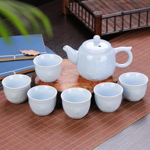Longquan celadon Kung Fu tea sets special teapot sets factory direct