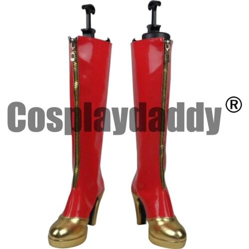 Fate/Extra Red Saber Nero Claudius Caesar Augustus Germanicus TYPE-MOON Racing Ver. Cosplay Shoes Boots H016