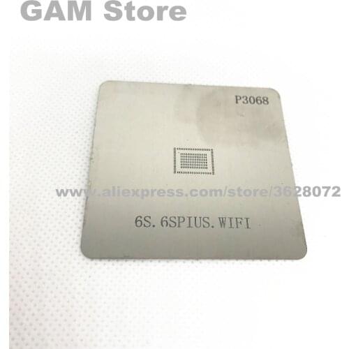 339S0033 339S0043 WIFI IC BGA Stencil For iPhone 6S 6SPlus Wifi IC Reball Chip Pins Soldering BGA Direct Heating Template P3038