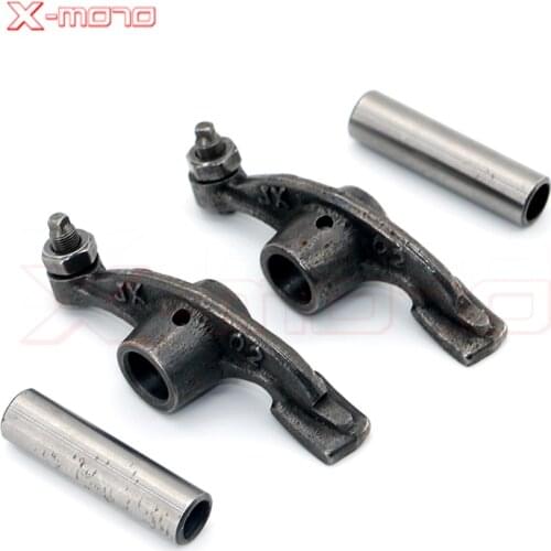 Motorcycle parts LIFAN 125 PIT DIRT BIKE Camshaft Cam Valve Rocker Arm Kit With Adjusters 125cc PITBIKE