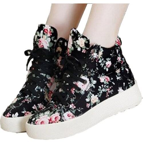 2019 New Increase Womens Winter Sneakers With Fur High Top Sneakers Chunky Sneaker Ladies High Heel Casual Shoes Woman Z4-58