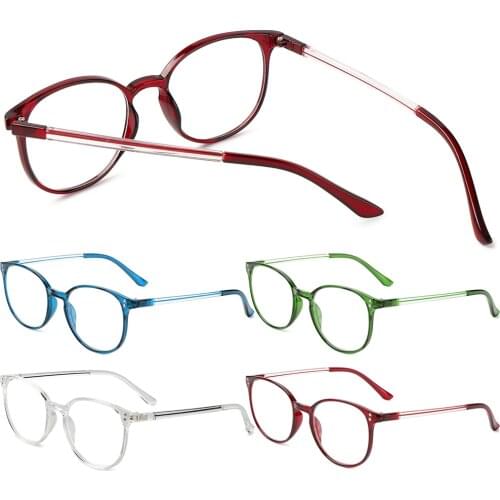1PC Reading Glasses Women Men Portable Presbyopic Glasses High-definition Ultralight PC Frames Classic Eyeglasses+1.0~+4.0