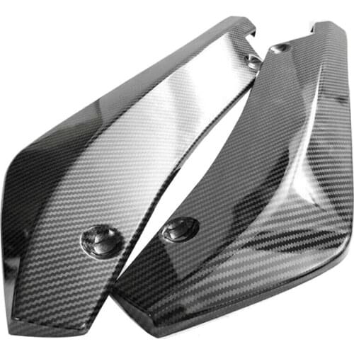 2 x Car Carbon Fiber Rear Bumper Lip Diffuser Splitter Protector