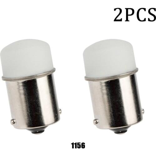 2Pcs 1156 BA15S P21W Led Car LED Bulb Signal Lamp DRL Daytime Running Light 12V 3W 1000LM White Reverse Lights