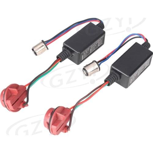 Auto Car 1157 LED Headlight Decoders Canbus Adapters Error Free Anti Flicker 2pcs DC 12V