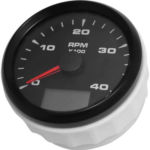 Marine Boat Digital Tachometer Car Tacho Gauge With Hourmeter Waterproof rpm meter