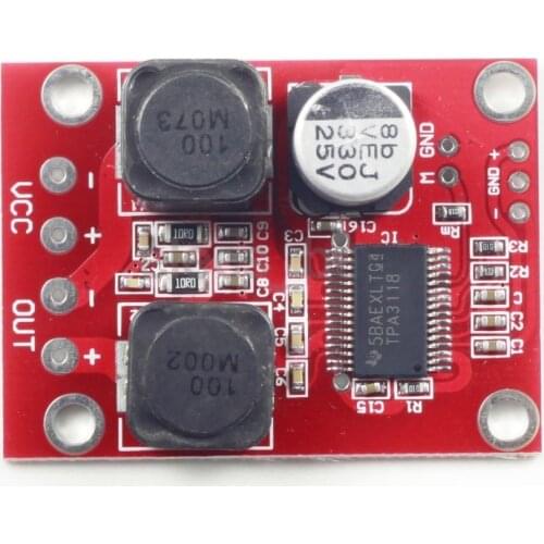 1PCS DC12-24V Mono Output 50W TPA3118 BTL Digital Amplifier Board Amp Module