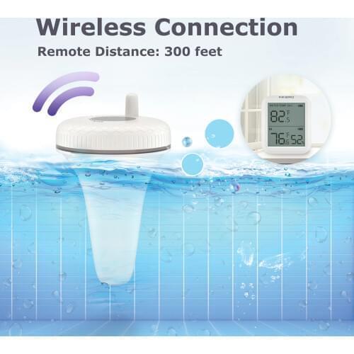 Inkbird IBS-P01R Special for Swimming Pool Wireless Floating Pool Thermometer with Premium Quality for Max&Min Temperature Data