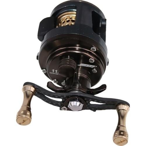 Ice Fishing Drum Reel Surf Casting Round Baitcast Reel Fishing Tackle Fishing Reels Ice Fishing Drum Reel for Fishing