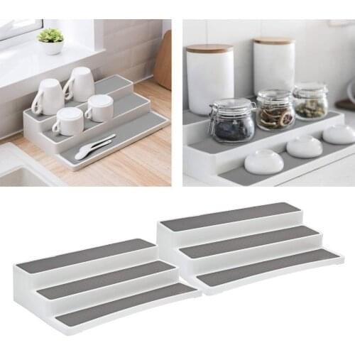 Pantry Kitchen Spice Rack Waterproof Countertop Jar Organizer Seasoning Shelf Stand Display Home Shelves