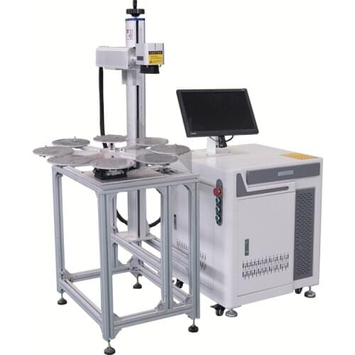 20w Split Type Metal/Plastic Fiber Laser Marking Machine Laser Engraving Machine for Cup, Phone Case, Name Card