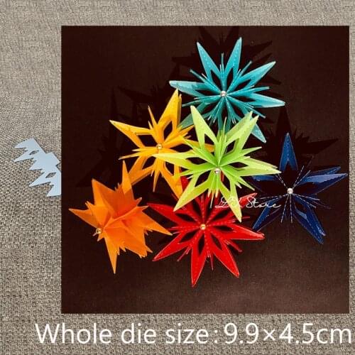 XLDesign Craft Metal Cutting Die cut dies Folding star flower decoration scrapbook Album Paper Card Craft Embossing die cuts