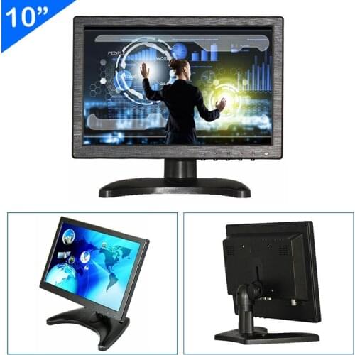 ZHIXIANDA 10 inch 16:10 Car CCTV DVR Microscope monitor display with BNC HDMI AV VGA USB input