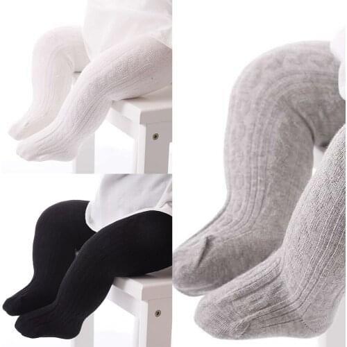 Soft Breathable Baby Winter Warm Cotton Pantyhose Tights Children Stocking Shosiery Clothing Tights & Stockings For 0-24 Months